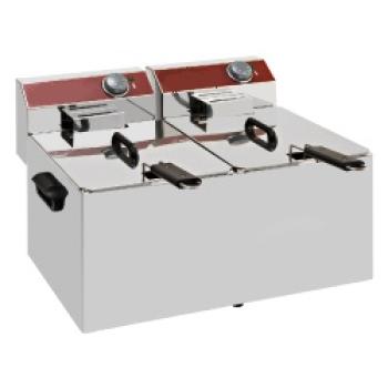 WR-EF14-D7 EF72-N (25) Elektro Tisch-Fritteuse 2x 7 Liter